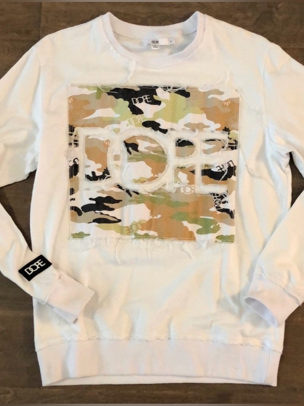 DOPE Snowboarding brand logo sweatshirt